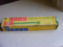 Retro Triál műanyag színes dominó