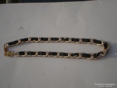 COCO CHANEL arany-fekete nyaklánc