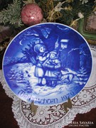 Karácsonyi  dísztányér tányér BAREUTHER 1979