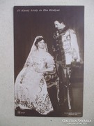 IV. Károly király és Zita királyné képeslap 1916