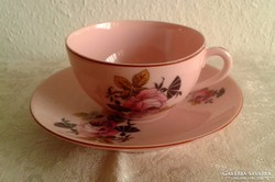 Rózsaszín Zsolnay kávés csésze