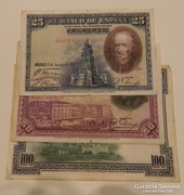 25-50-100 peso Spanyolország