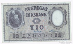10 Kronor 1957 Svédország