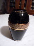 Fekete-arany, Moser-féle kristály üveg váza