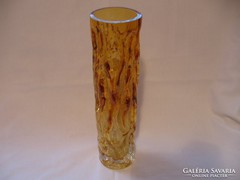 Retro fa textúrájú művészi váza