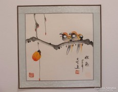 Két madár, kínai festmény