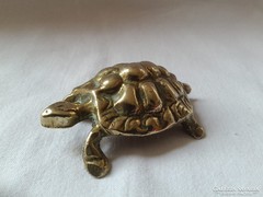 Sárgaréz miniatűr teknős