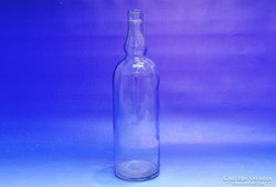 0J481 Régi feliratos lengyel üveg palack WARSZAWA