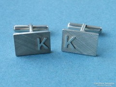 Ap 348 - Ezüst mandzsetta "K" monogrammal