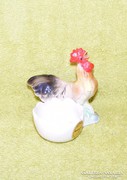 Porcelán kakas tojástartó
