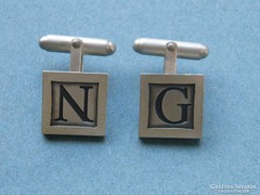 Ap 355 - Ezüst N & G monogram mandzsetta