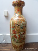 Hatalmas kézzel festett kínai porcelán váza Inke László hagyatéka