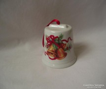 Kerámia porcelán ,karácsonyi harang,csengő