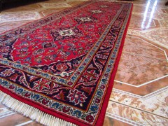 Eladó gyönyörű Iráni kézi csomózású Keshan perzsa szőnyeg 