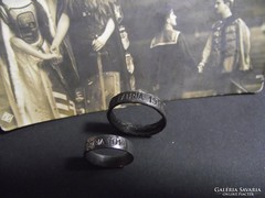 2 db PRO PATRIA 1914 gyűrű, férfi, női