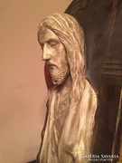 Plasztikus antik Jézus büszt fali dísz