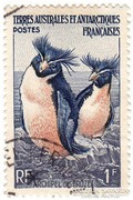 Francia területek az Antarktiszon forgalmi bélyeg 1956