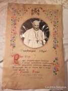 XXIII. János pápa apostoli áldása eredeti!