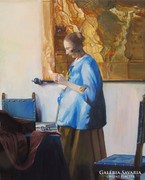 Jan vermeer van delft: woman reading a letter HUF 80,000