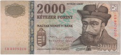 MATOLCSY 2013-as CB 2000 forint 