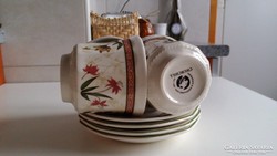 4 darab Churchill Assam teás csésze + alj (kistányér)
