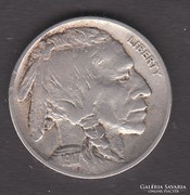 1917. USA, Buffalo nickel, 5 centes.