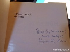 Dedikált! Bernáth Aurél két falképe. Album.