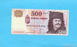 Hajtatlan  !!!!  Unc !!!!  500 Forint 2003  EC !!