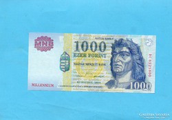 Hajtatlan  !!!!  Unc !!!! 1000 Forint 2000 DC !!!