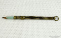0K544 Antik különleges réz ceruza 6 cm
