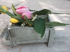 Special price! Garden decoration-smaller flower pot-flower box-mini tilaga made of wood