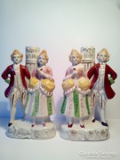 Barokk pár párban porcelán lámpatestek a kedvező ár két darab ára együtt