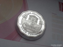 Debreceni Nagytemplom ezüst 5000 Ft 31,46 gramm 0,925 PP Rit