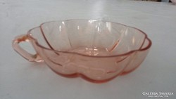 Lazac rózsaszín kínáló, tál, tányér, asztalközép