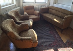 Art Deco 3 fotel & kanapé garnitúra