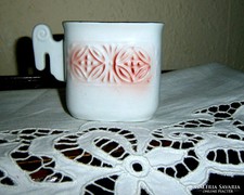 Ritka Hollóházi porcelán  tartó -stilizált kosfej fogóval 
