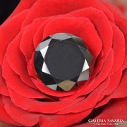 Csodás fekete gyémánt/moissanit Indiából 3,89 ct