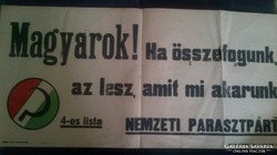 Politikai plakát 1948