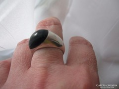 Ezüst gyűrű art deco  stílusban 
