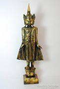 101 cm magas, faragott Thaiföldi antik szobor