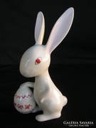 Aquincumi porcelán nyuszi nyúl a húsvéti hímes tojással