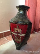 Gorka Géza design padlóváza,RITKA,jubileumi big ceramic vase