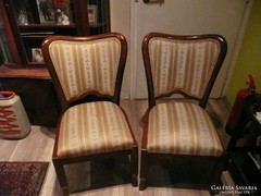 2 db nagyon ritka, kivehető üléses antik Biedermeier szék 