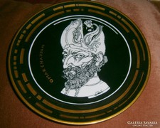 Szász stúdió porcelán fali tányér 20 cm 