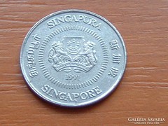SZINGAPÚR SINGAPORE 10 CENT 1991