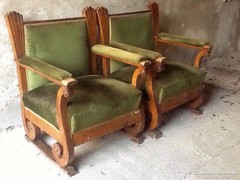 Antik bidermayer fotel pár