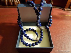 Lapis lazuli nyaklánc + karkötő szett