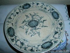 Antik keleti kézi festett tányér