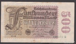 1923. 500 millió Reichsmark