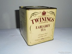 Teás angol fémdoboz pléh doboz - Twinings Earl Grey Tea